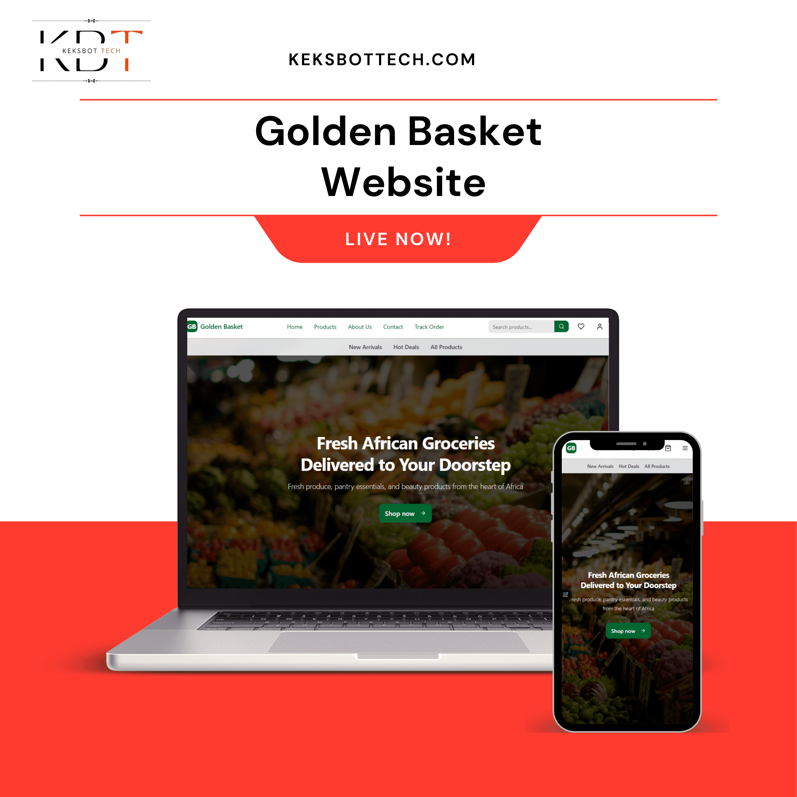 Golden Basket Ecommerce Website